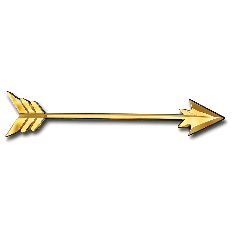 Gold Arrow For Web Design Png Rkk