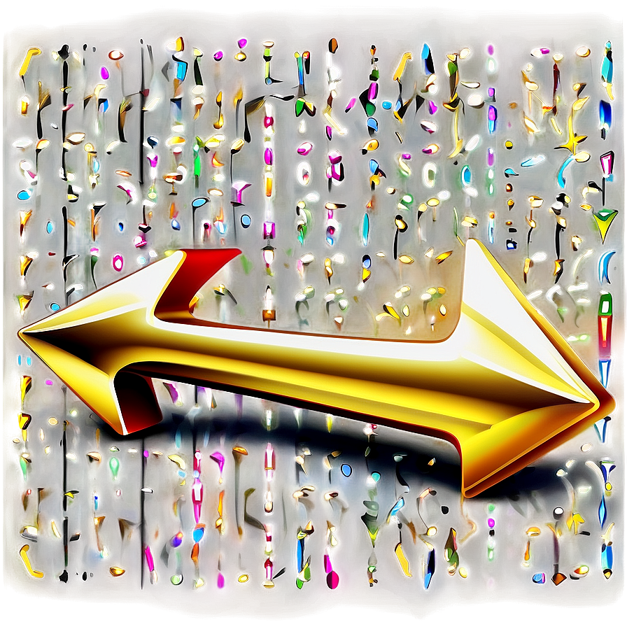 Gold Arrow Pointing Right Png Xvy2