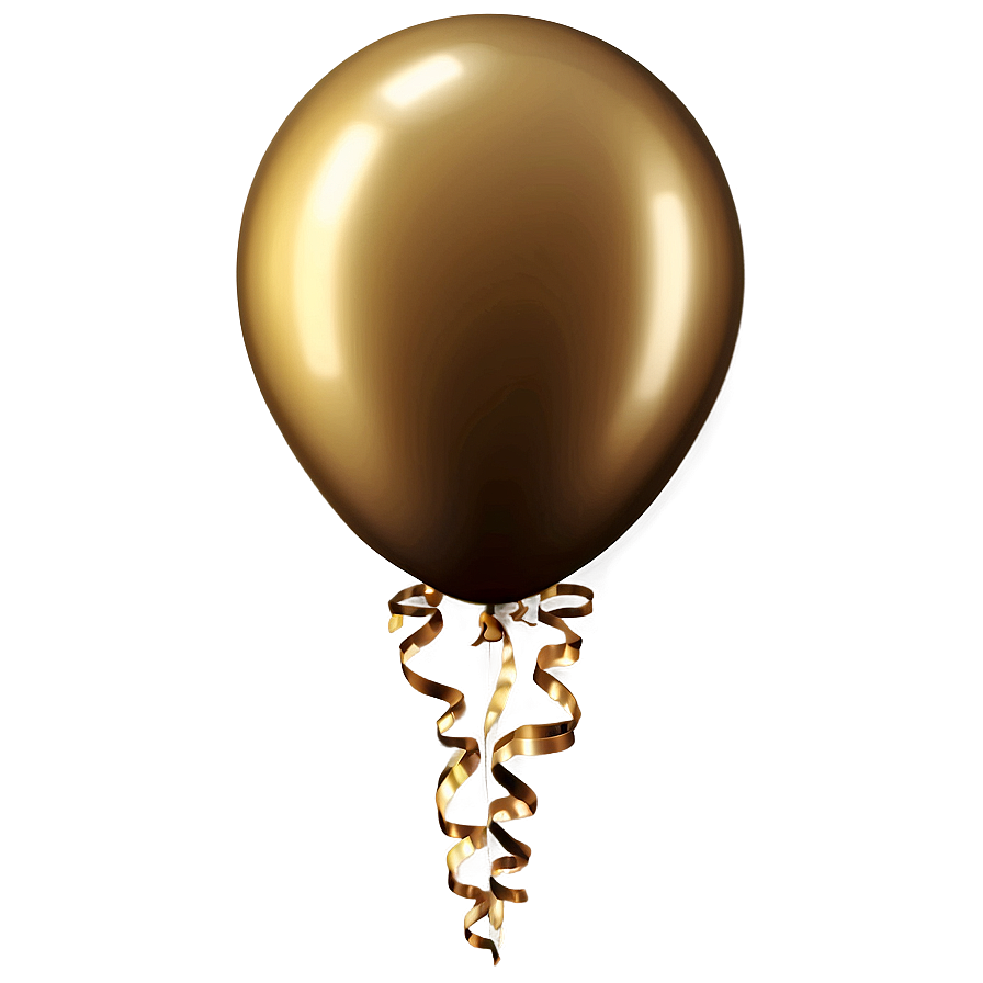 Gold Balloon Set Png 06212024