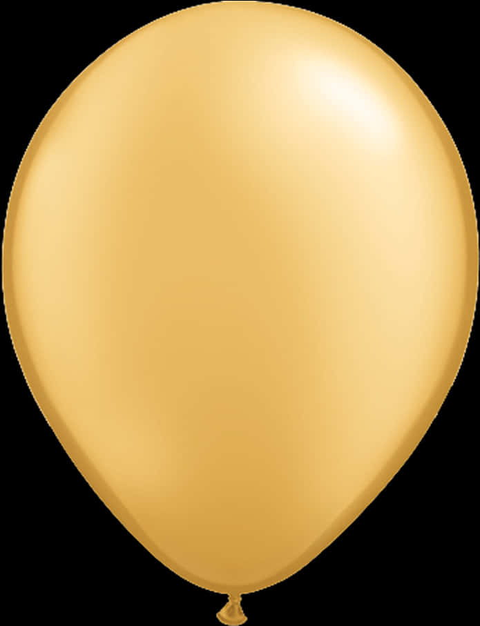 Balloon Vector Gold PNG image with a transparent background, free high-resolution download