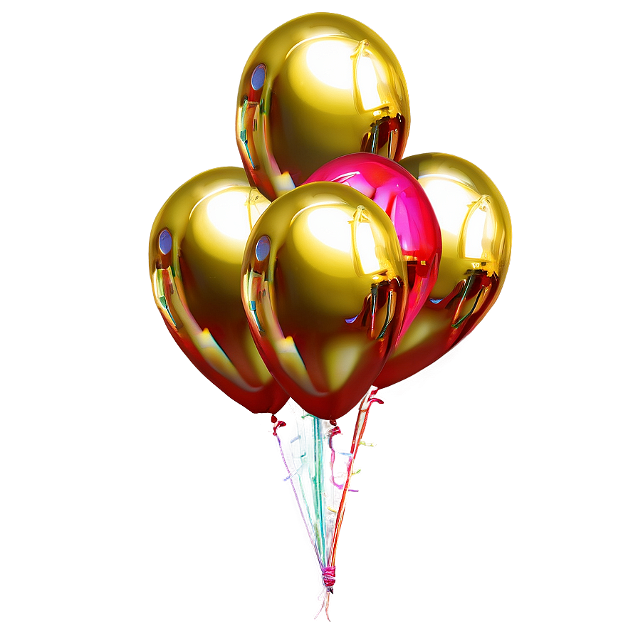 Gold Balloons Png 82