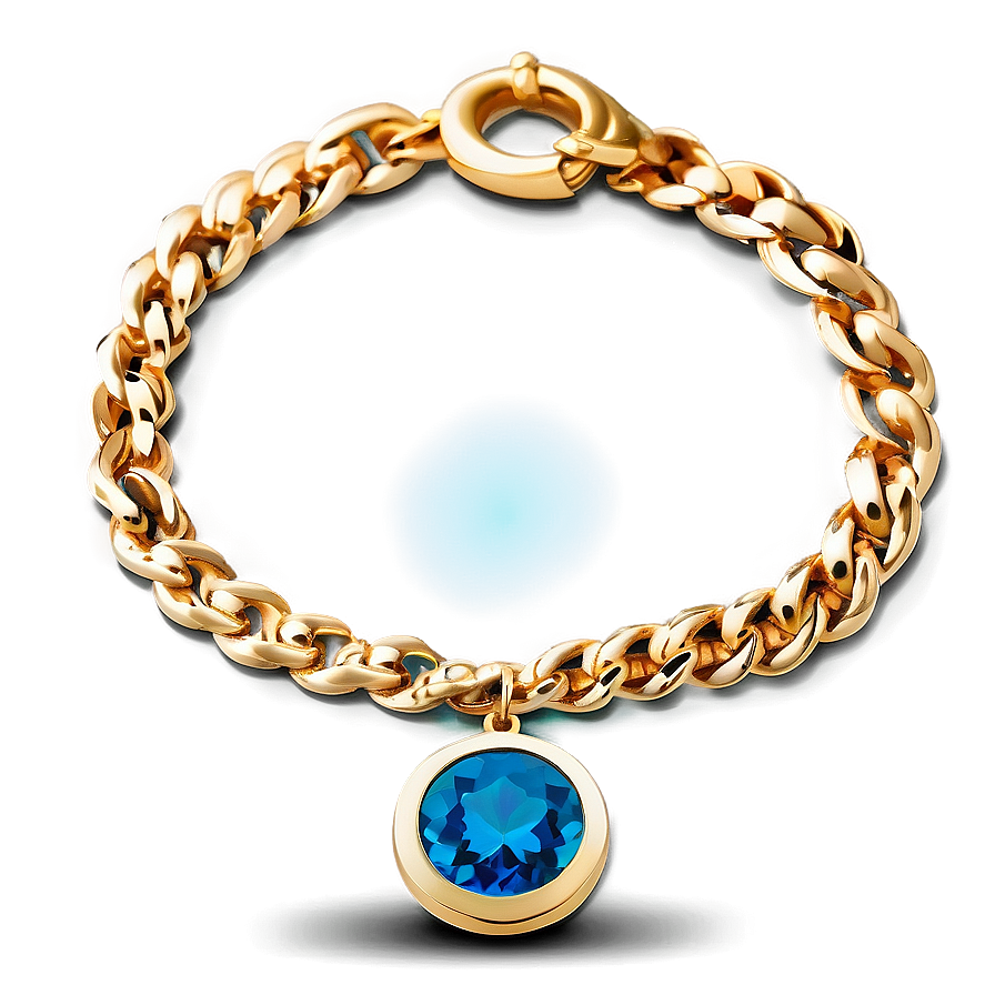 Gold Bracelet With Lockets Png Bch51