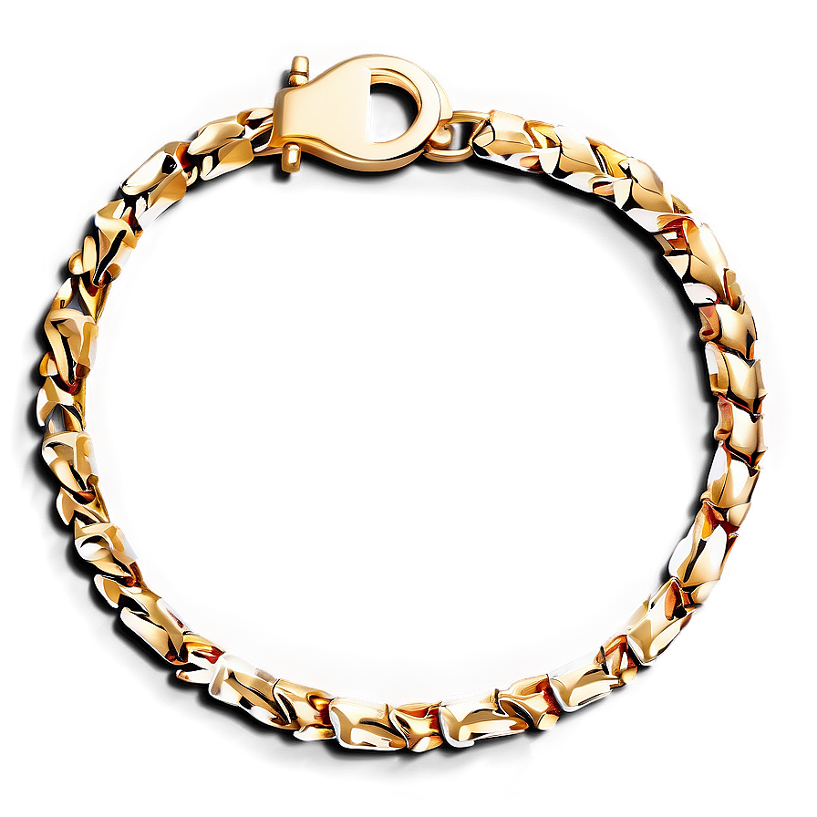 Gold Bracelet With Religious Symbols Png 06282024