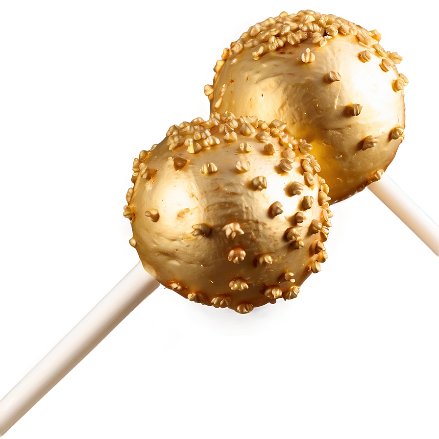 Gold Cake Pop Png Egr