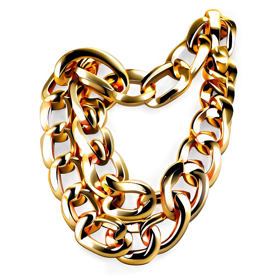 Gold Chain Accessory Png 97