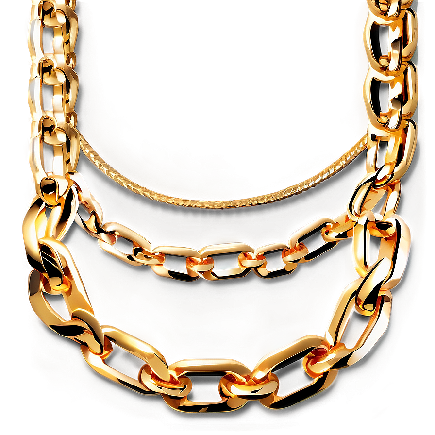 Gold Chain For Women Png 34