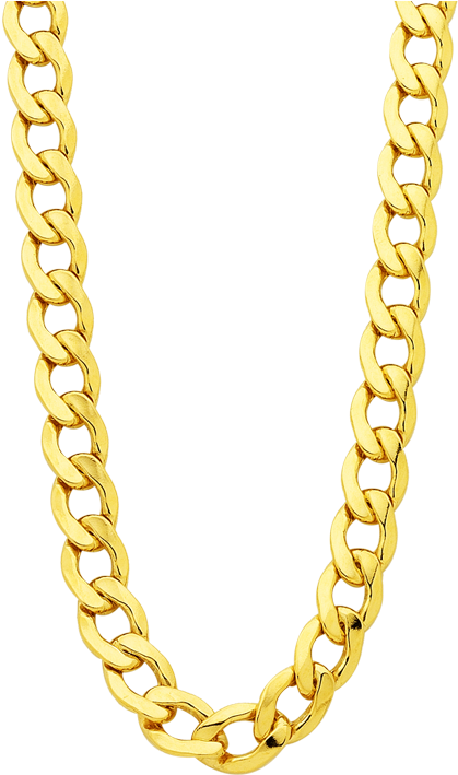 Gold Chain Link Necklace