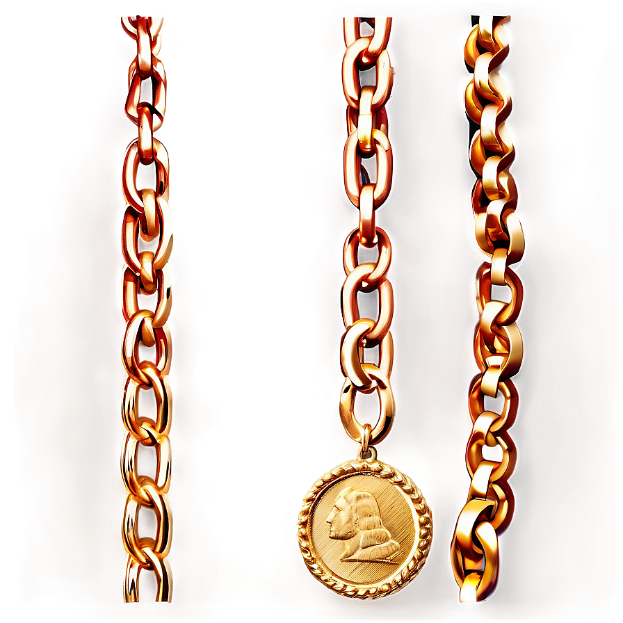 Gold Chain Set Png 25