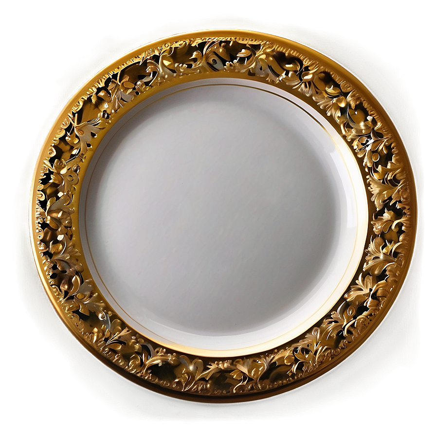 Gold Charger Plate Png Pnn