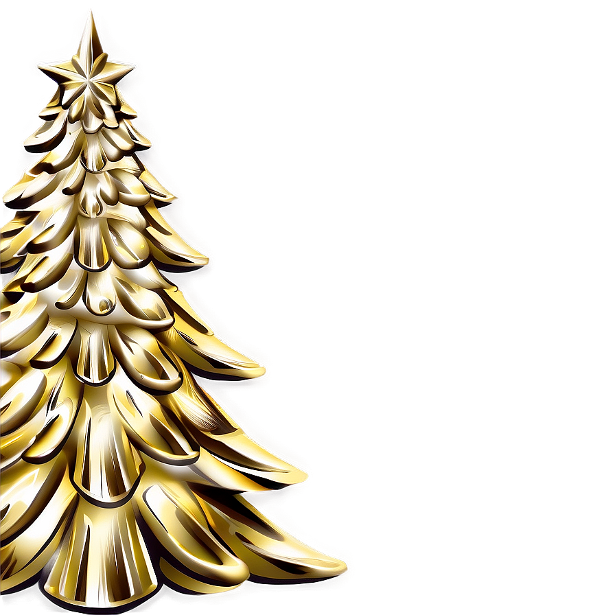 Gold Christmas Tree C