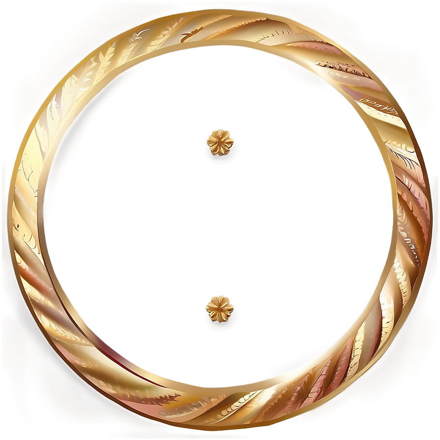 Gold Circle Border For Branding Png 73