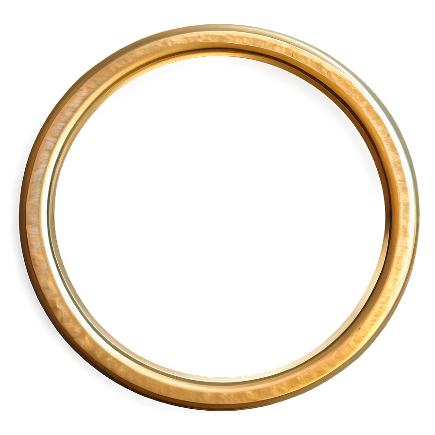 Gold Circle Frame Clipart Png Bwv