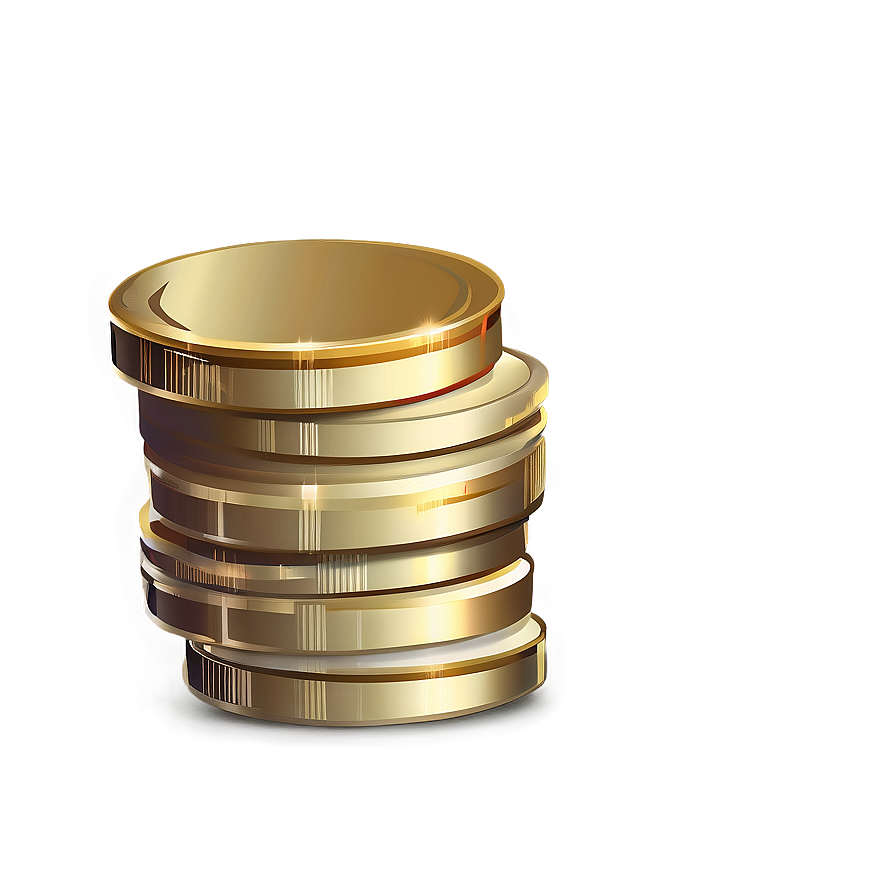 Gold Coin Illustration Png 32