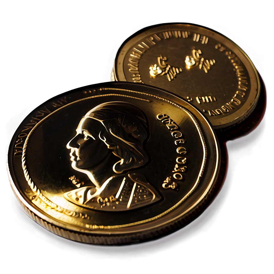 Gold Coin Stash PNG 06112024 PNG with transparent background
