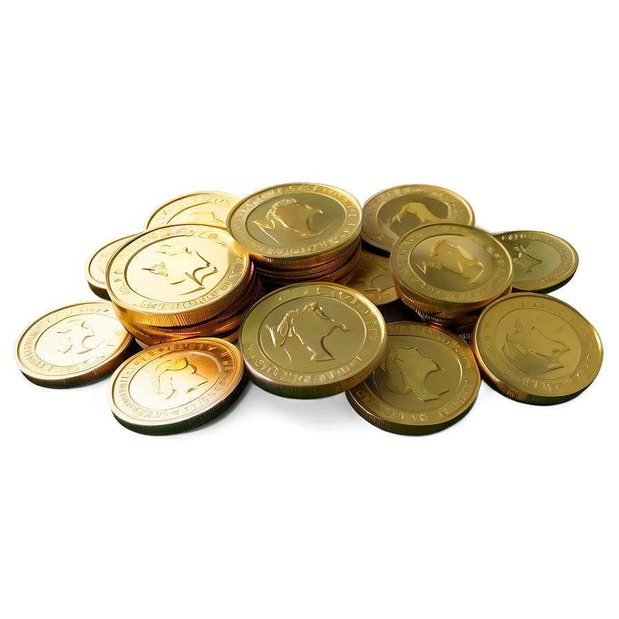 Gold Coins And Cash Png Esy