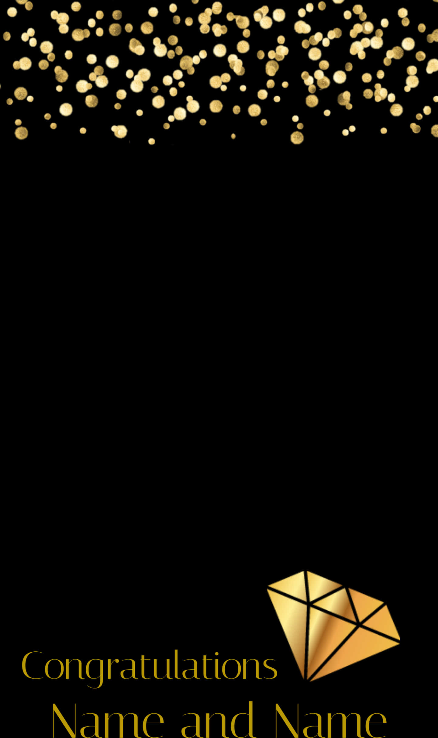 Transparent Congratulations Free Clipart - Gold Confetti Transparent Background, HD Png Download PNG image with a transparent background, free high-resolution download