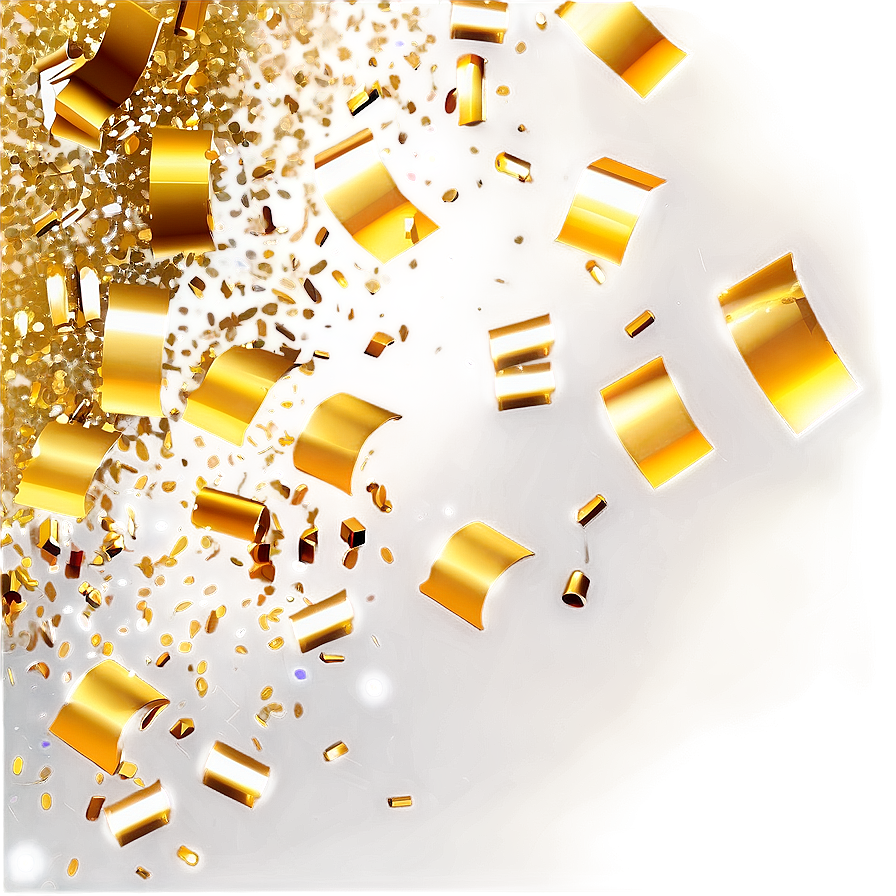 Gold Confetti PNG 49 PNG image with a transparent background, free high-resolution download