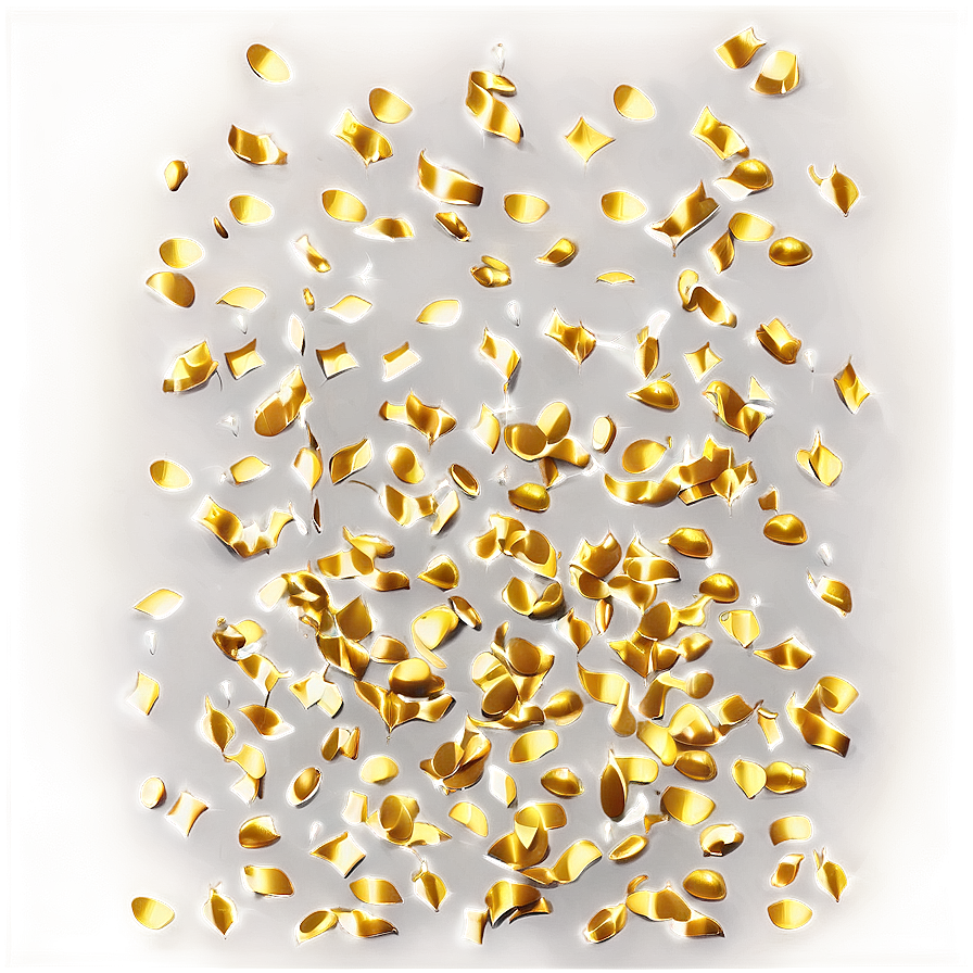 Gold Confetti PNG oyt PNG image with a transparent background, free high-resolution download