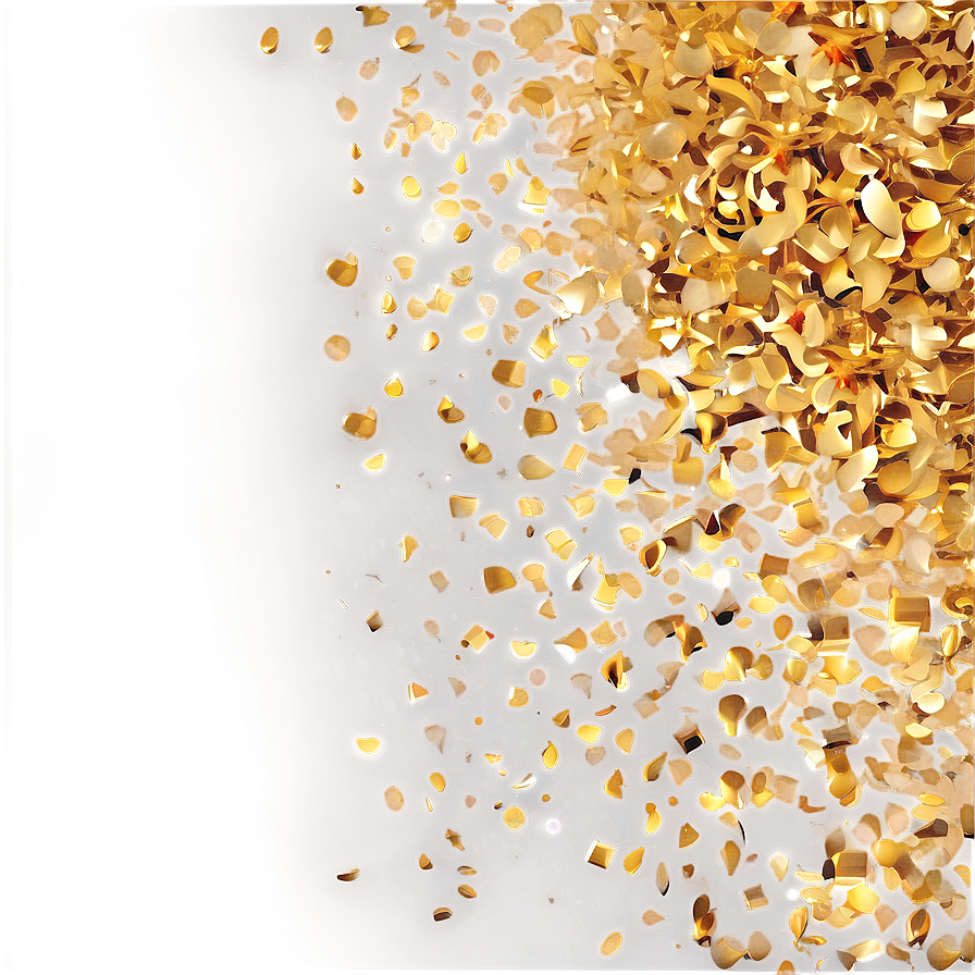 Gold Confetti PNG wex PNG image with a transparent background, free high-resolution download