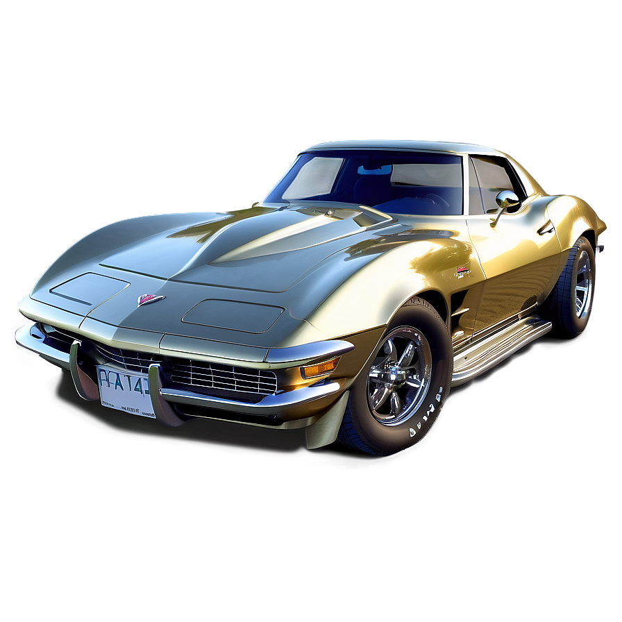 Gold Corvette Png Rmd