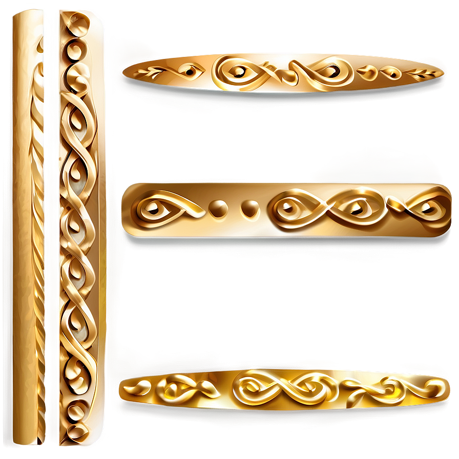 Gold Decorative Line PNG hay PNG image with a transparent background, free high-resolution download
