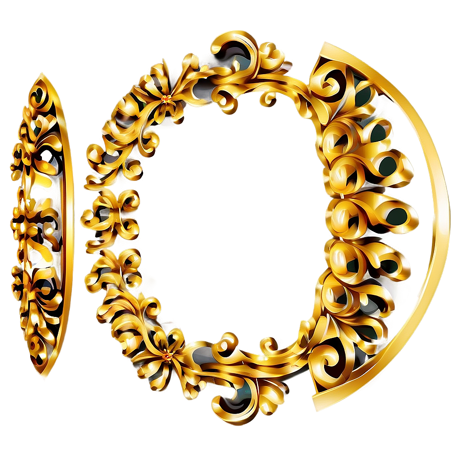 Gold Design Elements Png Ajp20