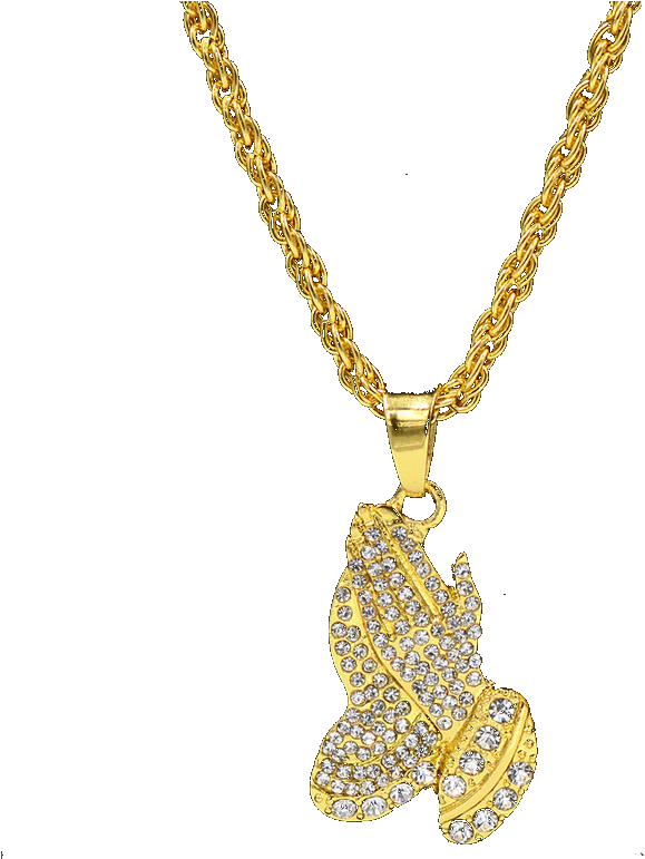 Gold Diamond Butterfly Pendant Necklace