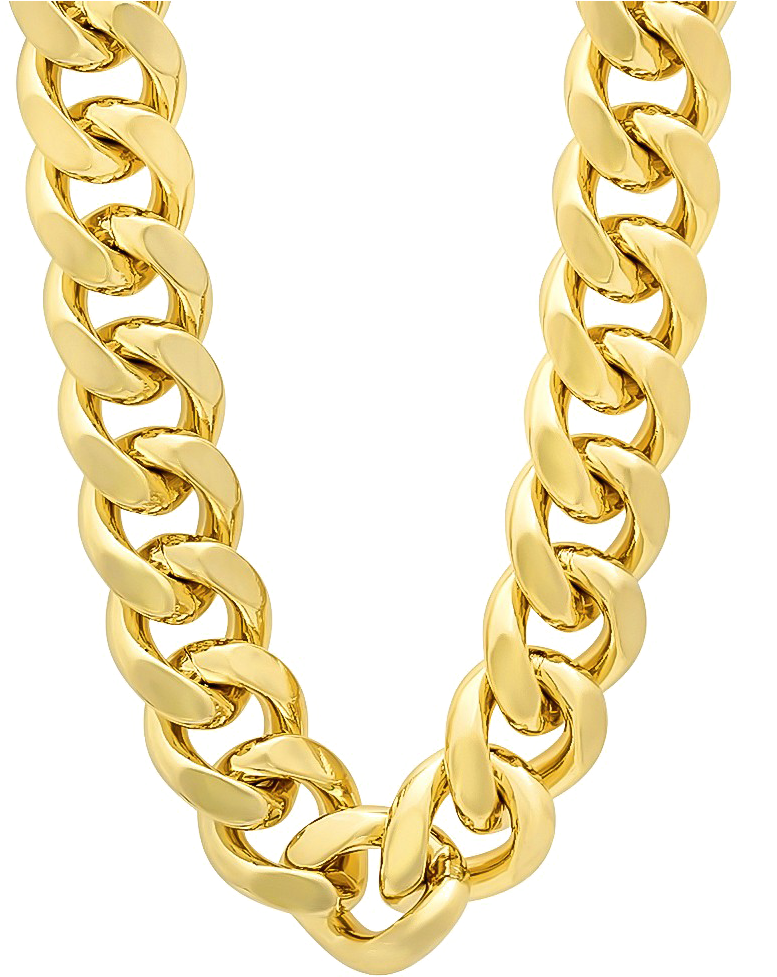 Thug Life Chain Png Image With Transparent Background - Transparent Background Gold Chain Png, Png Download PNG with transparent background