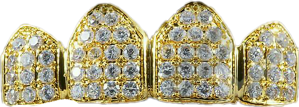 Transparent Gold Teeth Png - Transparent Background Grillz Transparent, Png Download PNG with transparent background