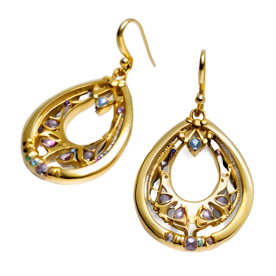 Gold Earrings D