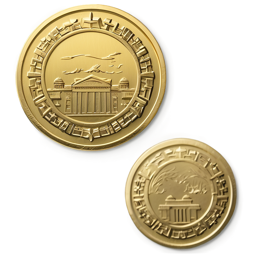 Gold Foil Coin Png Jay65