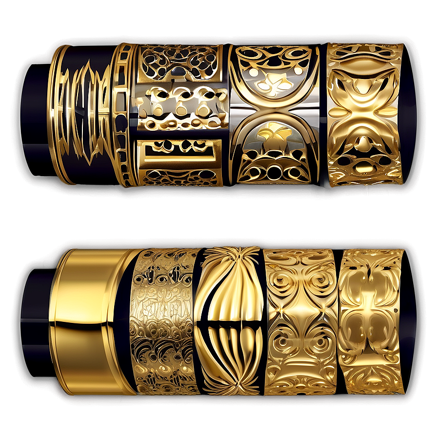Gold Foil Patterns PNG 79 PNG with transparent background