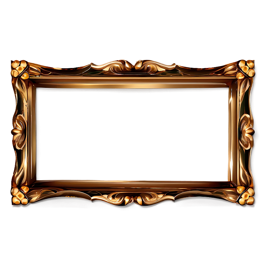 Gold Frame Background PNG   pmr97 PNG image with a transparent background, free high-resolution download