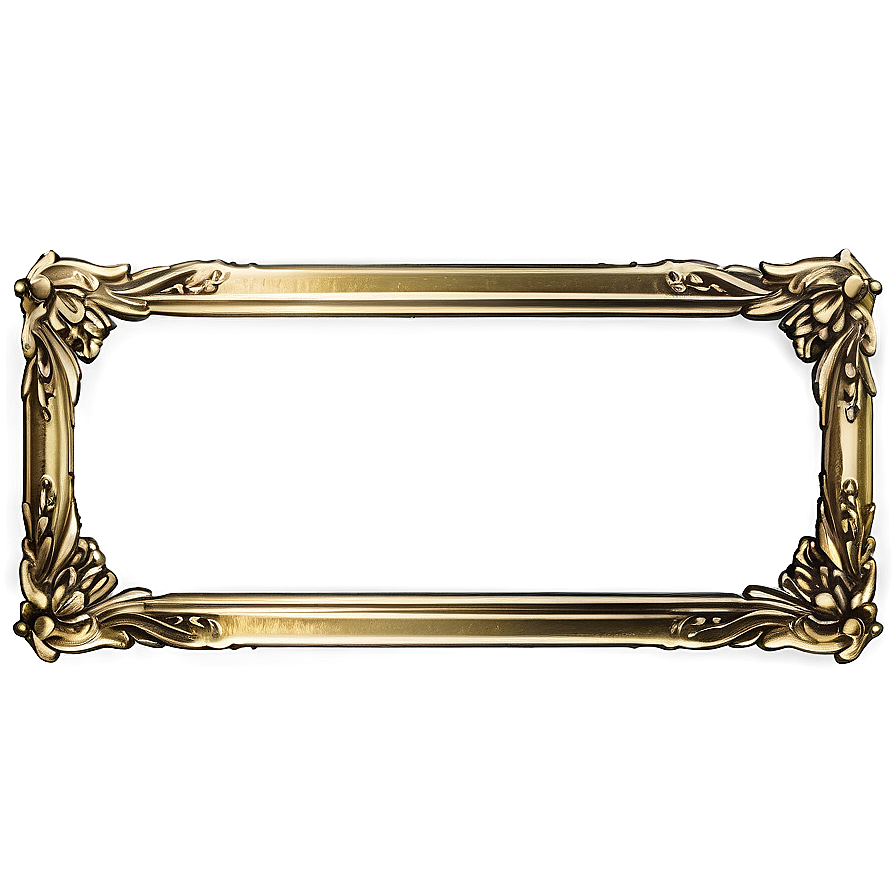 Gold Frame Banner Png 62