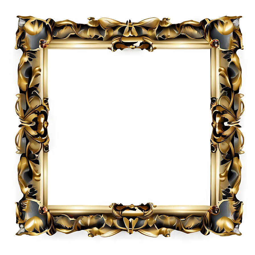 Gold Frame Clipart Png 05042024