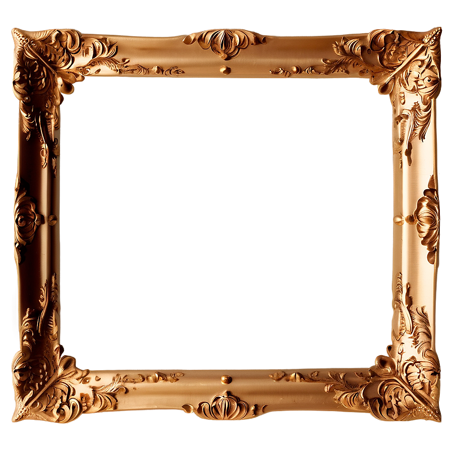 Gold Frame For Artwork Png 76