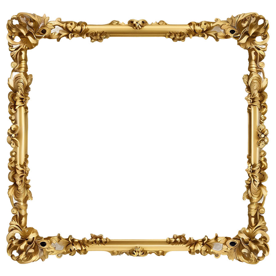 Gold Frame Png Dqu