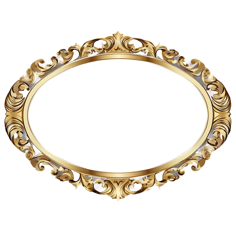 Gold Frame Vector Png 10