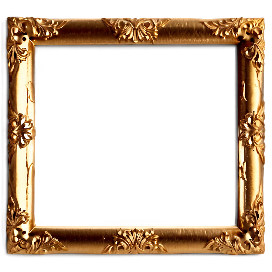 Gold Frame With Shadow Png Lbw