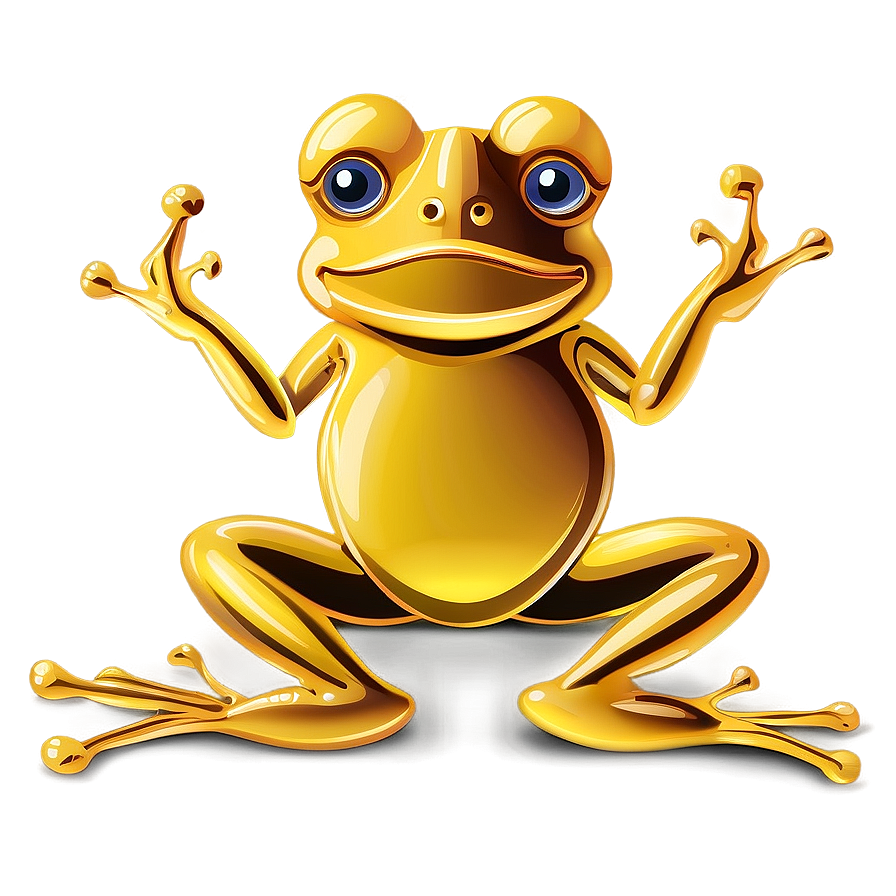 Gold Frog Clipart Png 45