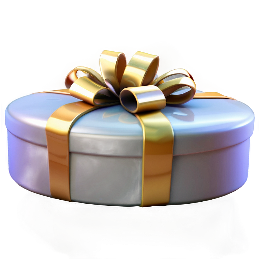 Gold Gift Box Png Wra