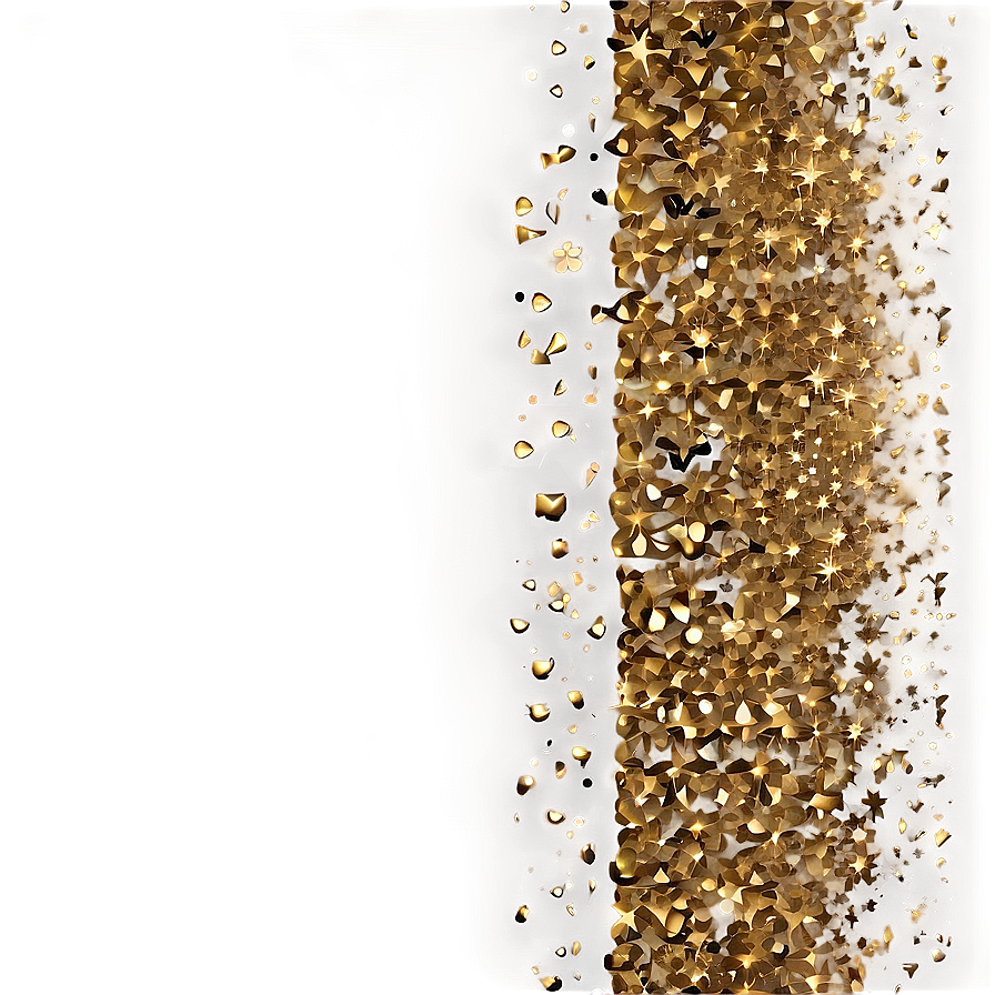 Gold Glitter Abstract Png 05232024