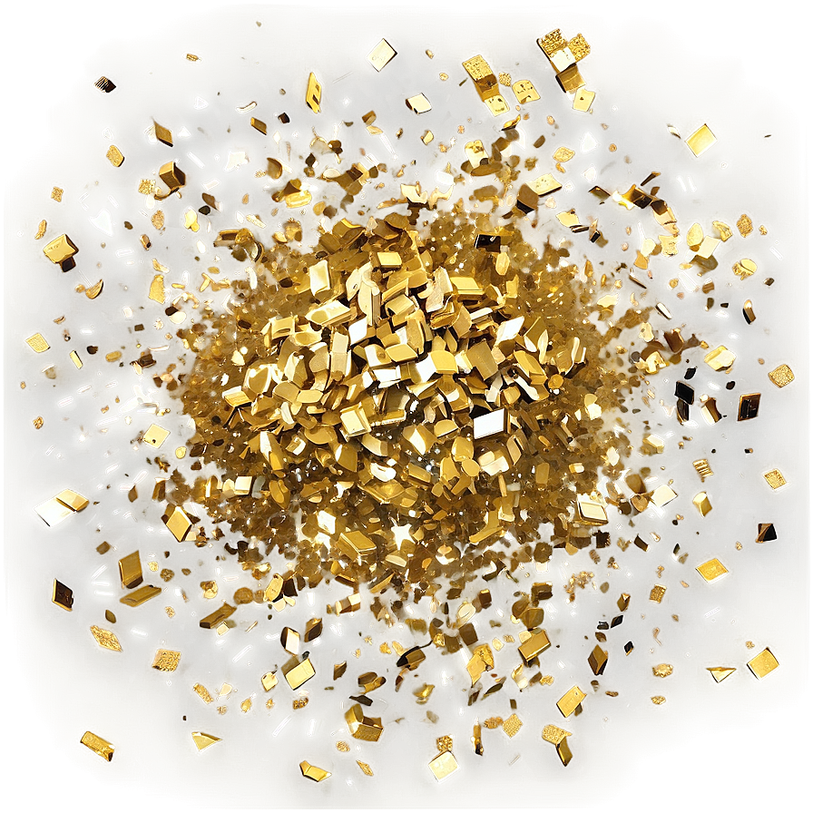 Gold Glitter Blast Png Hyu42