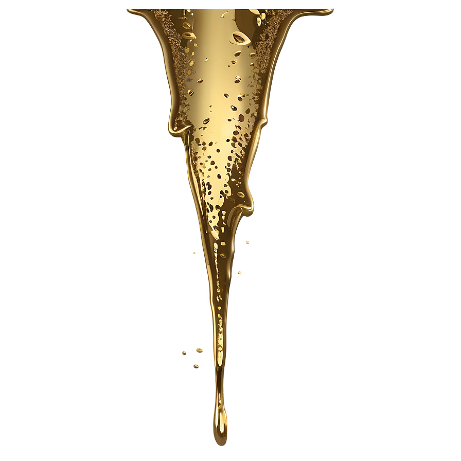 Gold Glitter Drip For Projects Png 63