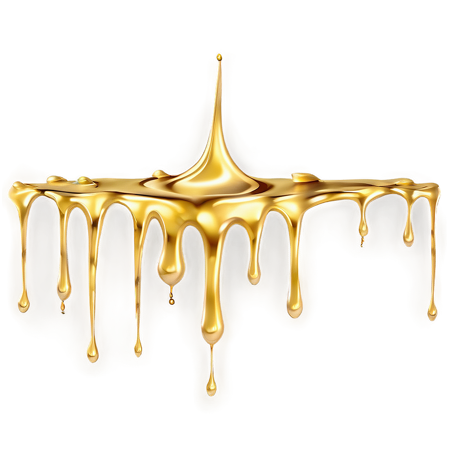 Gold Glitter Drip Texture Png Scn58