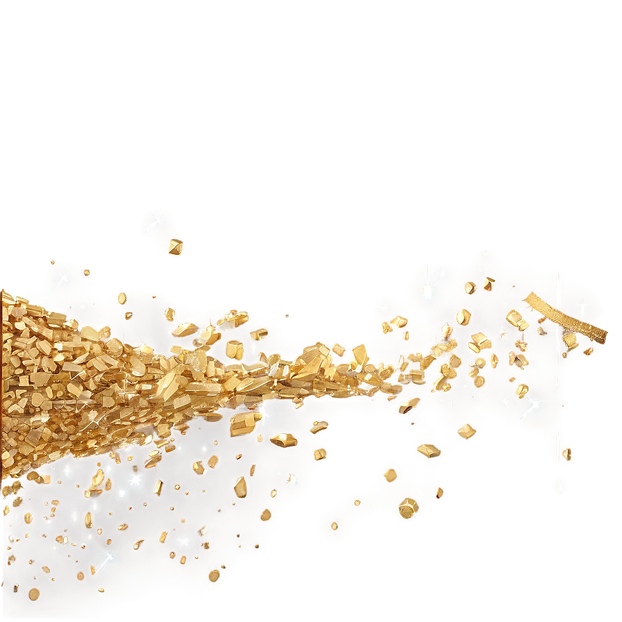 Gold Glitter Dust PNG 05232024 PNG with transparent background