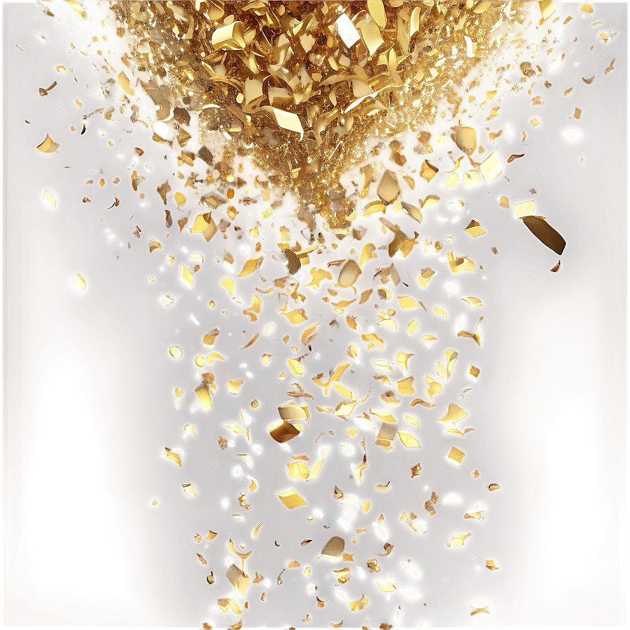 Gold Glitter Explosion Png 13