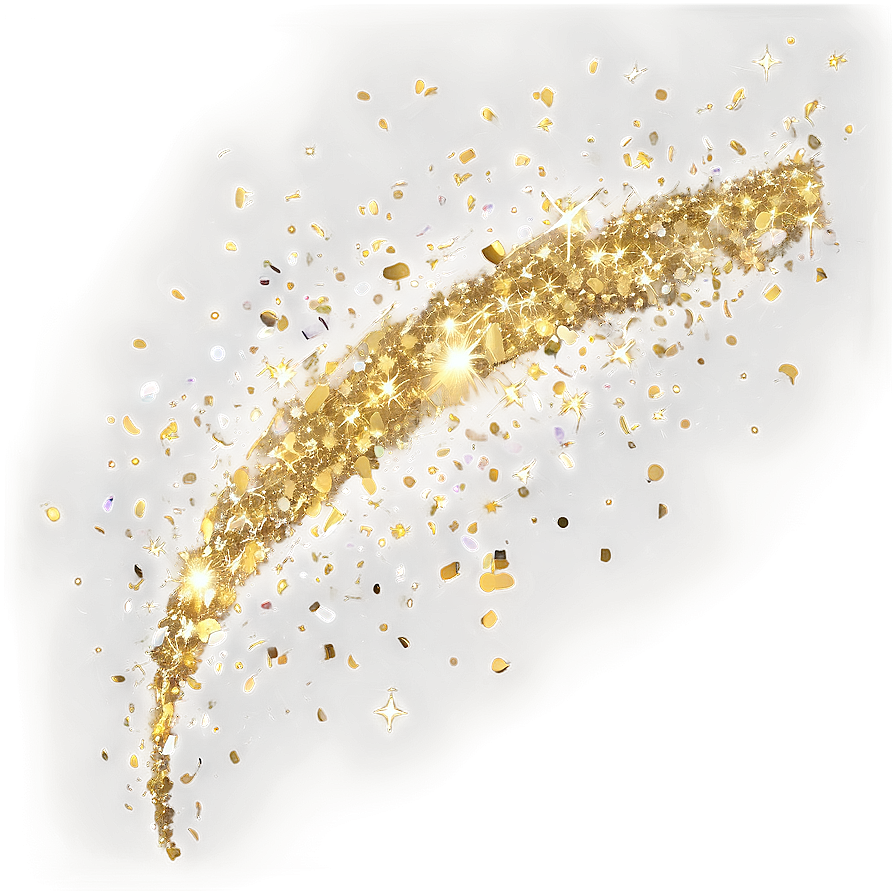 Gold Glitter Explosion Png Xnl11