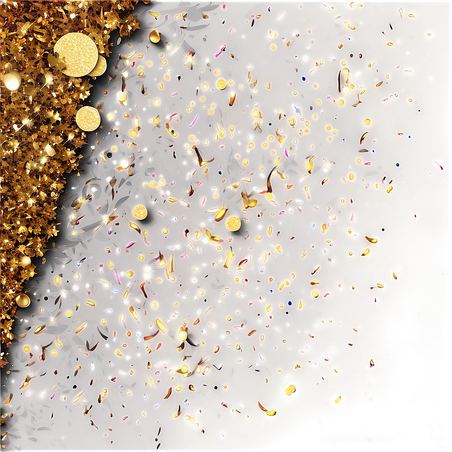 Gold Glitter Galaxy Png 05232024