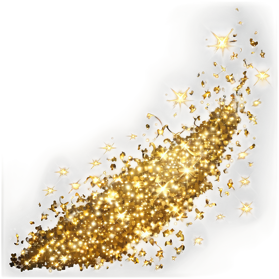 Gold Glitter Light Png 77